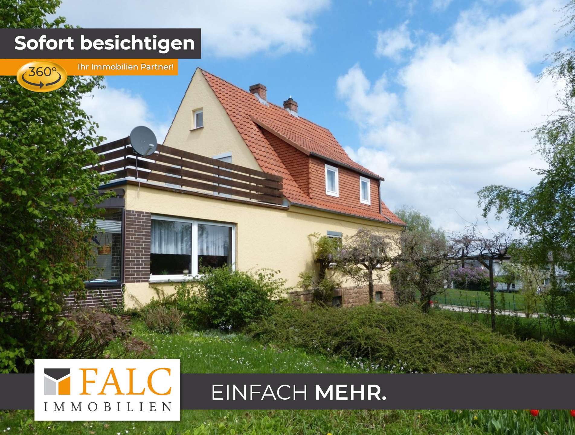 Hausansicht seitlich hinten